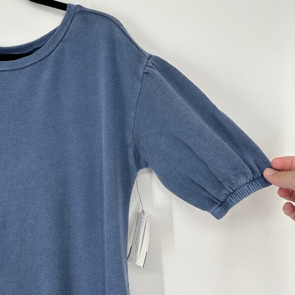 Caslon Short Sleeve Drop Waist Blue Short Sleeve Pockets Womens Dress Small - Picture 5 of 9